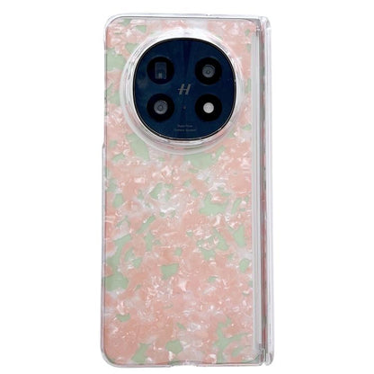 Magnetic Axis Pearlescent Shell Texture Phone Case, For OPPO Find N6 5G, For OPPO Find N5, For OPPO Find N3