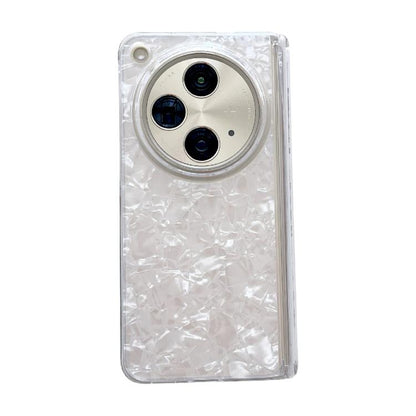 Magnetic Axis Pearlescent Shell Texture Phone Case, For OPPO Find N6 5G, For OPPO Find N5, For OPPO Find N3