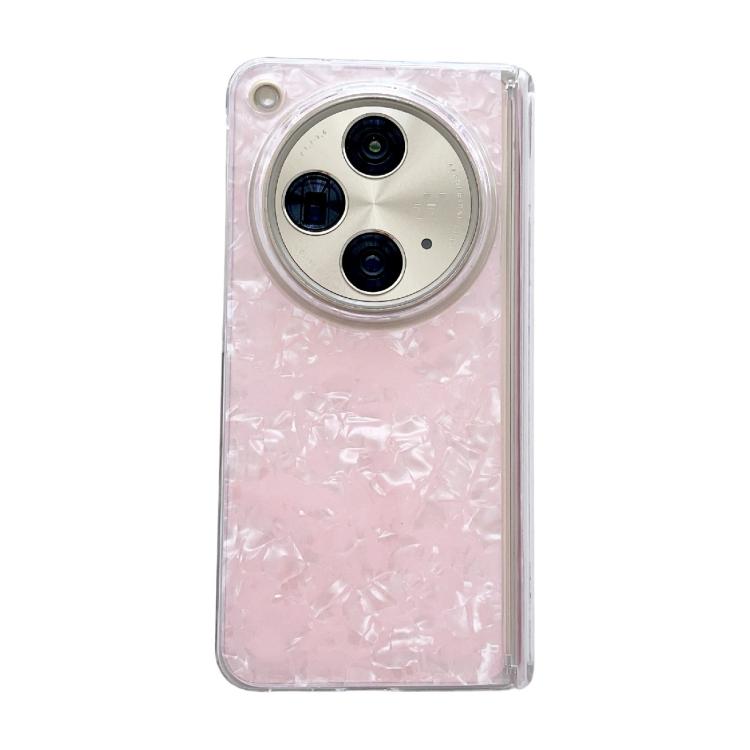 Magnetic Axis Pearlescent Shell Texture Phone Case, For OPPO Find N6 5G, For OPPO Find N5, For OPPO Find N3