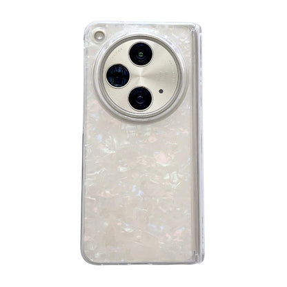 Magnetic Axis Pearlescent Shell Texture Phone Case, For OPPO Find N6 5G, For OPPO Find N5, For OPPO Find N3