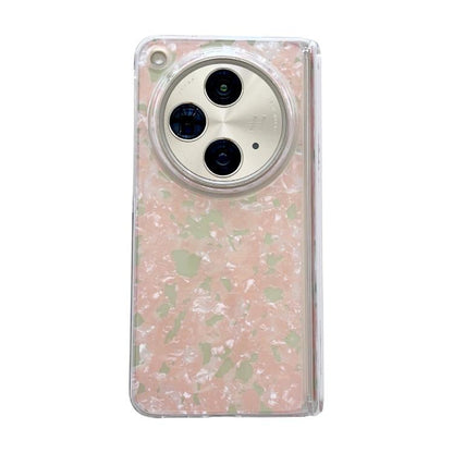Magnetic Axis Pearlescent Shell Texture Phone Case, For OPPO Find N6 5G, For OPPO Find N5, For OPPO Find N3