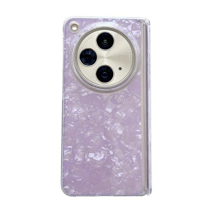 Magnetic Axis Pearlescent Shell Texture Phone Case, For OPPO Find N6 5G, For OPPO Find N5, For OPPO Find N3