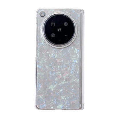 Magnetic Axis Pearlescent Shell Texture Phone Case, For OPPO Find N6 5G, For OPPO Find N5, For OPPO Find N3