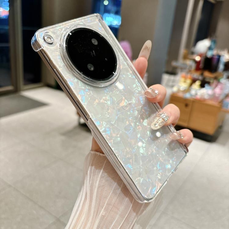 Magnetic Axis Pearlescent Shell Texture Phone Case, For OPPO Find N6 5G, For OPPO Find N5, For OPPO Find N3