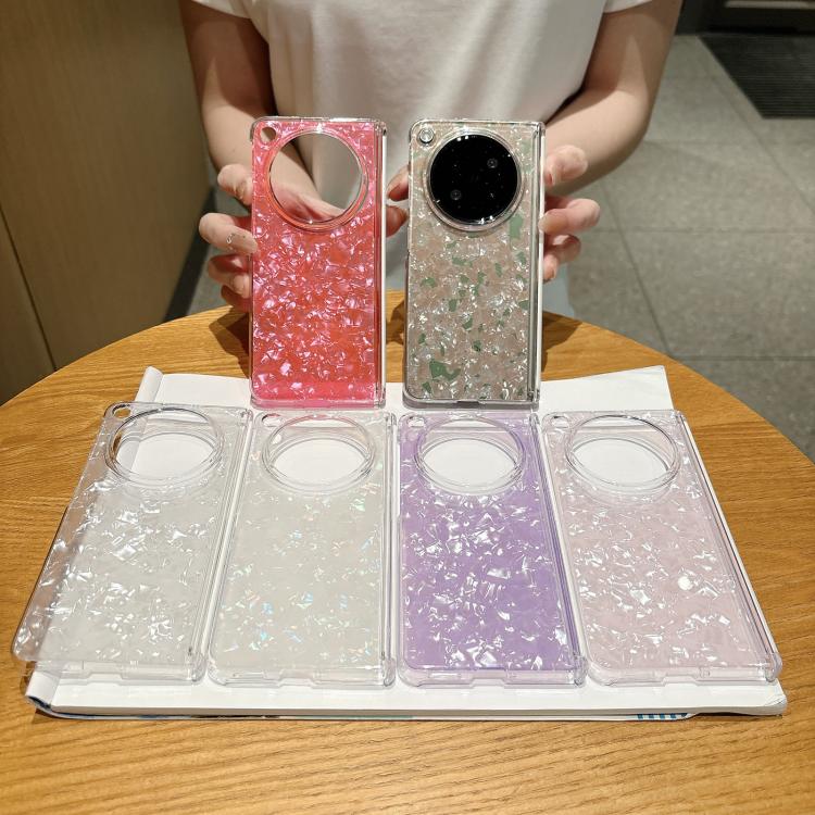 Magnetic Axis Pearlescent Shell Texture Phone Case, For OPPO Find N6 5G, For OPPO Find N5, For OPPO Find N3