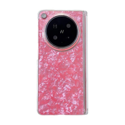 Magnetic Axis Pearlescent Shell Texture Phone Case, For OPPO Find N6 5G, For OPPO Find N5, For OPPO Find N3