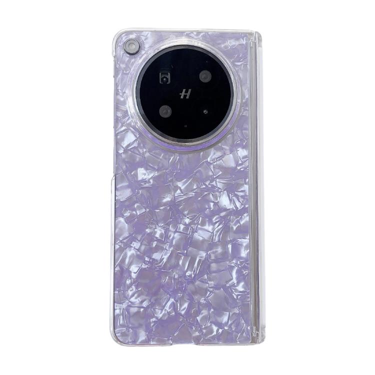 Magnetic Axis Pearlescent Shell Texture Phone Case, For OPPO Find N6 5G, For OPPO Find N5, For OPPO Find N3