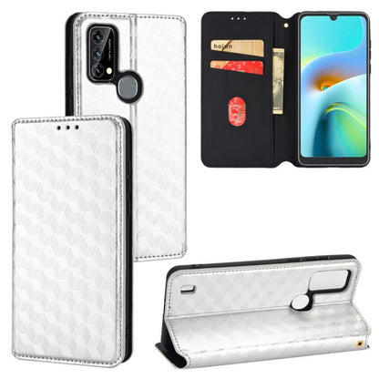 Cubic Grid Texture Flip Leather Phone Case, For Blackview Oscal C30 / C30 Pro, For Blackview A53 / A53 Pro, For Blackview A85, For Blackview Oscal C80, For Blackview A55 Pro, For Blackview A50, For Blackview A95, For Blackview A55                      ...