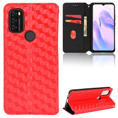 Cubic Grid Texture Flip Leather Phone Case, For Blackview Oscal C30 / C30 Pro, For Blackview A53 / A53 Pro, For Blackview A85, For Blackview Oscal C80, For Blackview A55 Pro, For Blackview A50, For Blackview A95, For Blackview A55                      ...