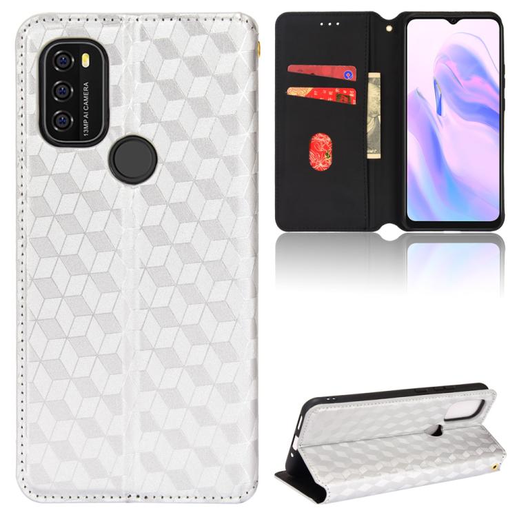 Cubic Grid Texture Flip Leather Phone Case, For Blackview Oscal C30 / C30 Pro, For Blackview A53 / A53 Pro, For Blackview A85, For Blackview Oscal C80, For Blackview A55 Pro, For Blackview A50, For Blackview A95, For Blackview A55                      ...