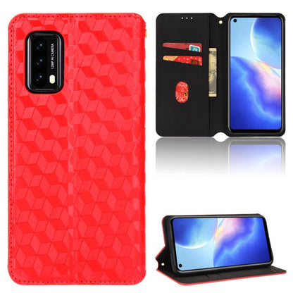 Cubic Grid Texture Flip Leather Phone Case, For Blackview Oscal C30 / C30 Pro, For Blackview A53 / A53 Pro, For Blackview A85, For Blackview Oscal C80, For Blackview A55 Pro, For Blackview A50, For Blackview A95, For Blackview A55                      ...