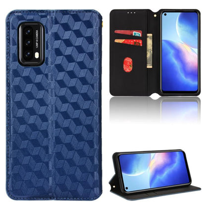 Cubic Grid Texture Flip Leather Phone Case, For Blackview Oscal C30 / C30 Pro, For Blackview A53 / A53 Pro, For Blackview A85, For Blackview Oscal C80, For Blackview A55 Pro, For Blackview A50, For Blackview A95, For Blackview A55                      ...