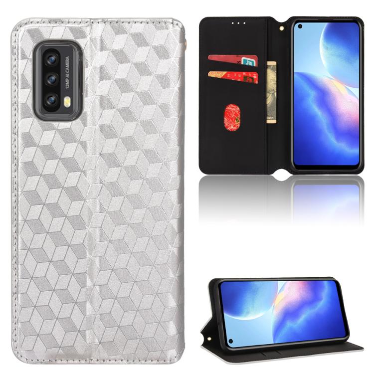 Cubic Grid Texture Flip Leather Phone Case, For Blackview Oscal C30 / C30 Pro, For Blackview A53 / A53 Pro, For Blackview A85, For Blackview Oscal C80, For Blackview A55 Pro, For Blackview A50, For Blackview A95, For Blackview A55                      ...