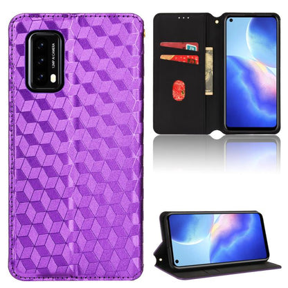 Cubic Grid Texture Flip Leather Phone Case, For Blackview Oscal C30 / C30 Pro, For Blackview A53 / A53 Pro, For Blackview A85, For Blackview Oscal C80, For Blackview A55 Pro, For Blackview A50, For Blackview A95, For Blackview A55                      ...