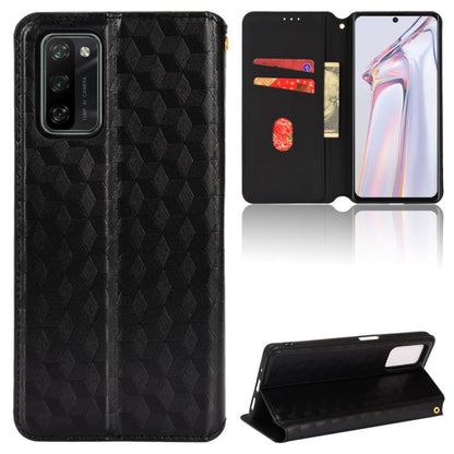 Cubic Grid Texture Flip Leather Phone Case, For Blackview Oscal C30 / C30 Pro, For Blackview A53 / A53 Pro, For Blackview A85, For Blackview Oscal C80, For Blackview A55 Pro, For Blackview A50, For Blackview A95, For Blackview A55                      ...