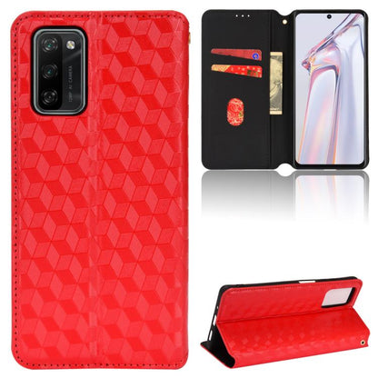 Cubic Grid Texture Flip Leather Phone Case, For Blackview Oscal C30 / C30 Pro, For Blackview A53 / A53 Pro, For Blackview A85, For Blackview Oscal C80, For Blackview A55 Pro, For Blackview A50, For Blackview A95, For Blackview A55                      ...