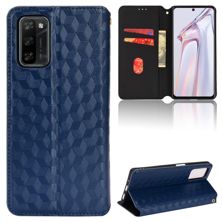 Cubic Grid Texture Flip Leather Phone Case, For Blackview Oscal C30 / C30 Pro, For Blackview A53 / A53 Pro, For Blackview A85, For Blackview Oscal C80, For Blackview A55 Pro, For Blackview A50, For Blackview A95, For Blackview A55                      ...
