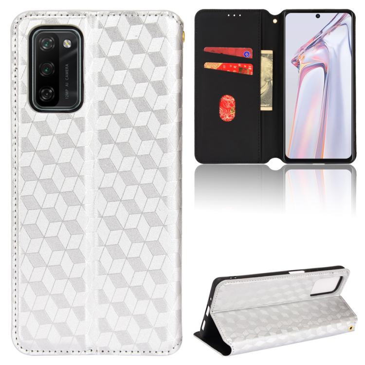 Cubic Grid Texture Flip Leather Phone Case, For Blackview Oscal C30 / C30 Pro, For Blackview A53 / A53 Pro, For Blackview A85, For Blackview Oscal C80, For Blackview A55 Pro, For Blackview A50, For Blackview A95, For Blackview A55                      ...