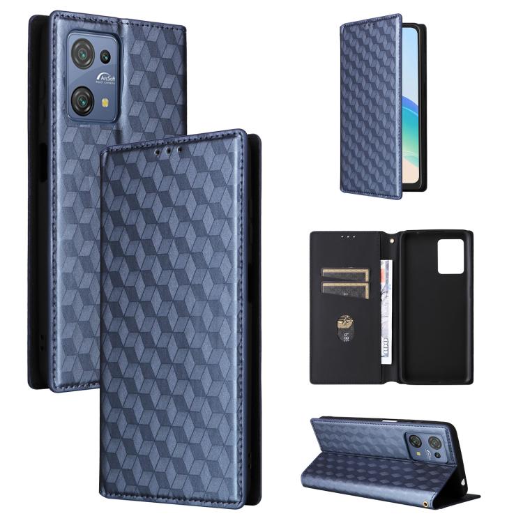 Cubic Grid Texture Flip Leather Phone Case, For Blackview Oscal C30 / C30 Pro, For Blackview A53 / A53 Pro, For Blackview A85, For Blackview Oscal C80, For Blackview A55 Pro, For Blackview A50, For Blackview A95, For Blackview A55                      ...
