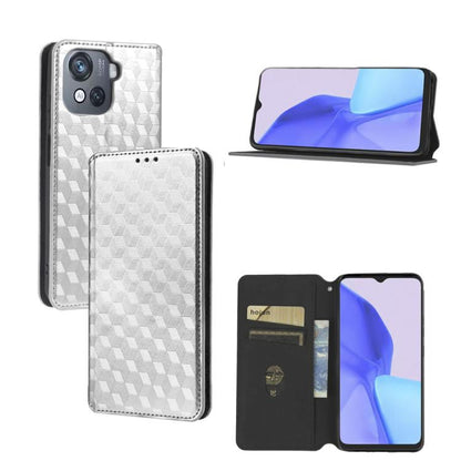 Cubic Grid Texture Flip Leather Phone Case, For Blackview Oscal C30 / C30 Pro, For Blackview A53 / A53 Pro, For Blackview A85, For Blackview Oscal C80, For Blackview A55 Pro, For Blackview A50, For Blackview A95, For Blackview A55                      ...