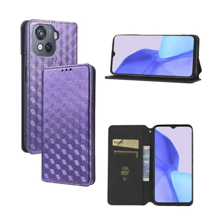 Cubic Grid Texture Flip Leather Phone Case, For Blackview Oscal C30 / C30 Pro, For Blackview A53 / A53 Pro, For Blackview A85, For Blackview Oscal C80, For Blackview A55 Pro, For Blackview A50, For Blackview A95, For Blackview A55                      ...