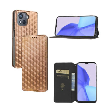 Cubic Grid Texture Flip Leather Phone Case, For Blackview Oscal C30 / C30 Pro, For Blackview A53 / A53 Pro, For Blackview A85, For Blackview Oscal C80, For Blackview A55 Pro, For Blackview A50, For Blackview A95, For Blackview A55                      ...