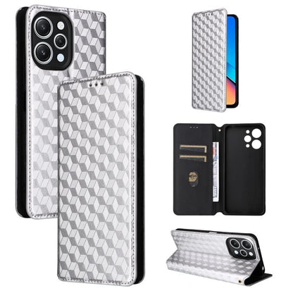 Cubic Grid Texture Flip Leather Phone Case, For Redmi Note 13 Pro 4G Global, For Redmi A3, For Redmi 13C 5G / 13R 5G, For Redmi Note 13 4G, For Redmi K70E / Xiaomi Poco X6 Pro, For Redmi Note 13R Pro 5G, For Redmi Note 13 5G, For Redmi Note 13 Pro+ 5G ...