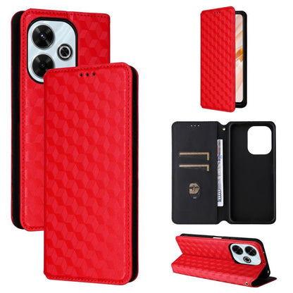 Cubic Grid Texture Flip Leather Phone Case, For Redmi K90 5G / Poco F8 Pro, For Redmi Note 15 Pro 5G Global 163.6mm, For Redmi 15 5G Global / 15 4G SEA 169mm, For Redmi 15 5G / 4G EU 171mm, For Redmi A5 4G 173.3mm                                       ...