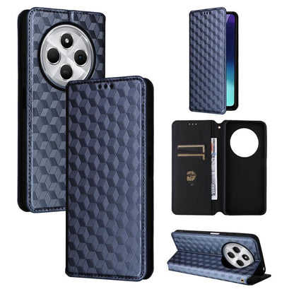 Cubic Grid Texture Flip Leather Phone Case, For Redmi 17 5G / 4G Global 170mm / Poco M8x, For Redmi Note 17 5G / 4G Global / 5G India 169.7mm, For Redmi 17C 5G, For Redmi Note 17 Pro+ 5G Global 163.4mm, For Redmi K100 Pro Max 5G / Poco F9 Ultra 5G     ...