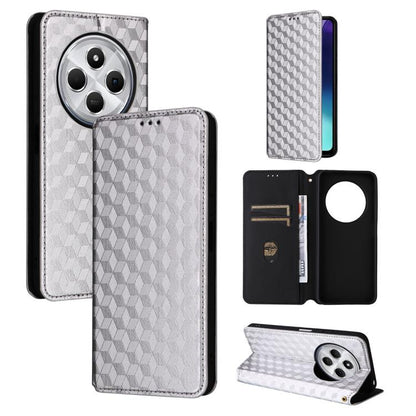 Cubic Grid Texture Flip Leather Phone Case, For Redmi 17 5G / 4G Global 170mm / Poco M8x, For Redmi Note 17 5G / 4G Global / 5G India 169.7mm, For Redmi 17C 5G, For Redmi Note 17 Pro+ 5G Global 163.4mm, For Redmi K100 Pro Max 5G / Poco F9 Ultra 5G     ...