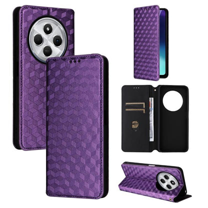 Cubic Grid Texture Flip Leather Phone Case, For Redmi 17 5G / 4G Global 170mm / Poco M8x, For Redmi Note 17 5G / 4G Global / 5G India 169.7mm, For Redmi 17C 5G, For Redmi Note 17 Pro+ 5G Global 163.4mm, For Redmi K100 Pro Max 5G / Poco F9 Ultra 5G     ...
