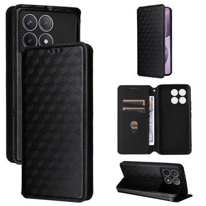 Cubic Grid Texture Flip Leather Phone Case, For Redmi Note 13 Pro 4G Global, For Redmi A3, For Redmi 13C 5G / 13R 5G, For Redmi Note 13 4G, For Redmi K70E / Xiaomi Poco X6 Pro, For Redmi Note 13R Pro 5G, For Redmi Note 13 5G, For Redmi Note 13 Pro+ 5G ...