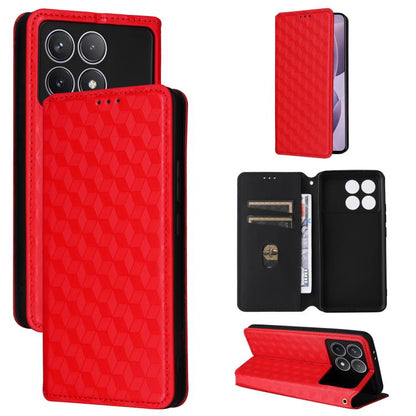 Cubic Grid Texture Flip Leather Phone Case, For Redmi Note 13 Pro 4G Global, For Redmi A3, For Redmi 13C 5G / 13R 5G, For Redmi Note 13 4G, For Redmi K70E / Xiaomi Poco X6 Pro, For Redmi Note 13R Pro 5G, For Redmi Note 13 5G, For Redmi Note 13 Pro+ 5G ...