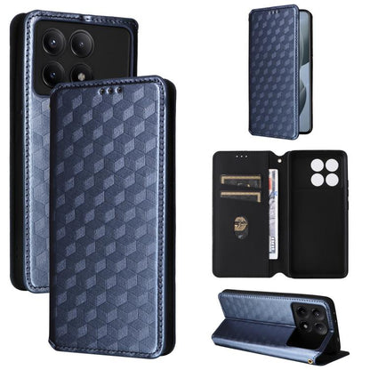 Cubic Grid Texture Flip Leather Phone Case, For Redmi Note 13 Pro 4G Global, For Redmi A3, For Redmi 13C 5G / 13R 5G, For Redmi Note 13 4G, For Redmi K70E / Xiaomi Poco X6 Pro, For Redmi Note 13R Pro 5G, For Redmi Note 13 5G, For Redmi Note 13 Pro+ 5G ...