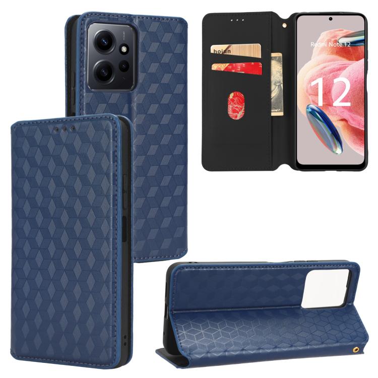 Cubic Grid Texture Flip Leather Phone Case, For Redmi Note 13 Pro 4G Global, For Redmi A3, For Redmi 13C 5G / 13R 5G, For Redmi Note 13 4G, For Redmi K70E / Xiaomi Poco X6 Pro, For Redmi Note 13R Pro 5G, For Redmi Note 13 5G, For Redmi Note 13 Pro+ 5G ...