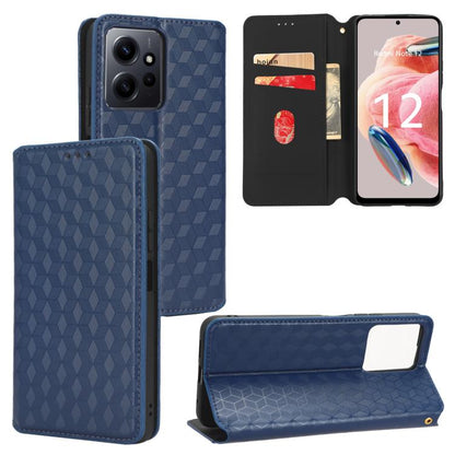 Cubic Grid Texture Flip Leather Phone Case, For Redmi Note 13 Pro 4G Global, For Redmi A3, For Redmi 13C 5G / 13R 5G, For Redmi Note 13 4G, For Redmi K70E / Xiaomi Poco X6 Pro, For Redmi Note 13R Pro 5G, For Redmi Note 13 5G, For Redmi Note 13 Pro+ 5G ...