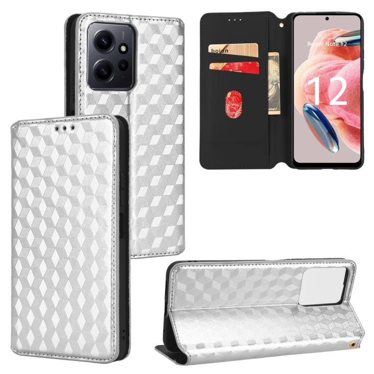 Cubic Grid Texture Flip Leather Phone Case, For Redmi Note 13 Pro 4G Global, For Redmi A3, For Redmi 13C 5G / 13R 5G, For Redmi Note 13 4G, For Redmi K70E / Xiaomi Poco X6 Pro, For Redmi Note 13R Pro 5G, For Redmi Note 13 5G, For Redmi Note 13 Pro+ 5G ...