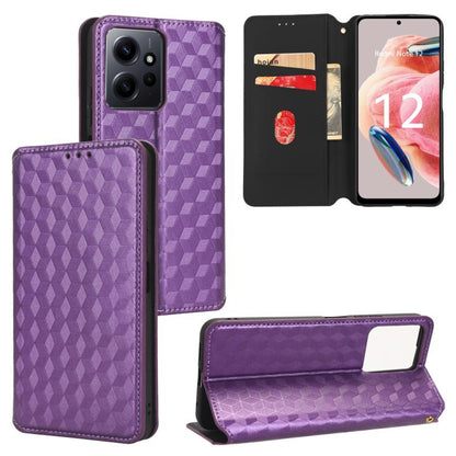 Cubic Grid Texture Flip Leather Phone Case, For Redmi Note 13 Pro 4G Global, For Redmi A3, For Redmi 13C 5G / 13R 5G, For Redmi Note 13 4G, For Redmi K70E / Xiaomi Poco X6 Pro, For Redmi Note 13R Pro 5G, For Redmi Note 13 5G, For Redmi Note 13 Pro+ 5G ...