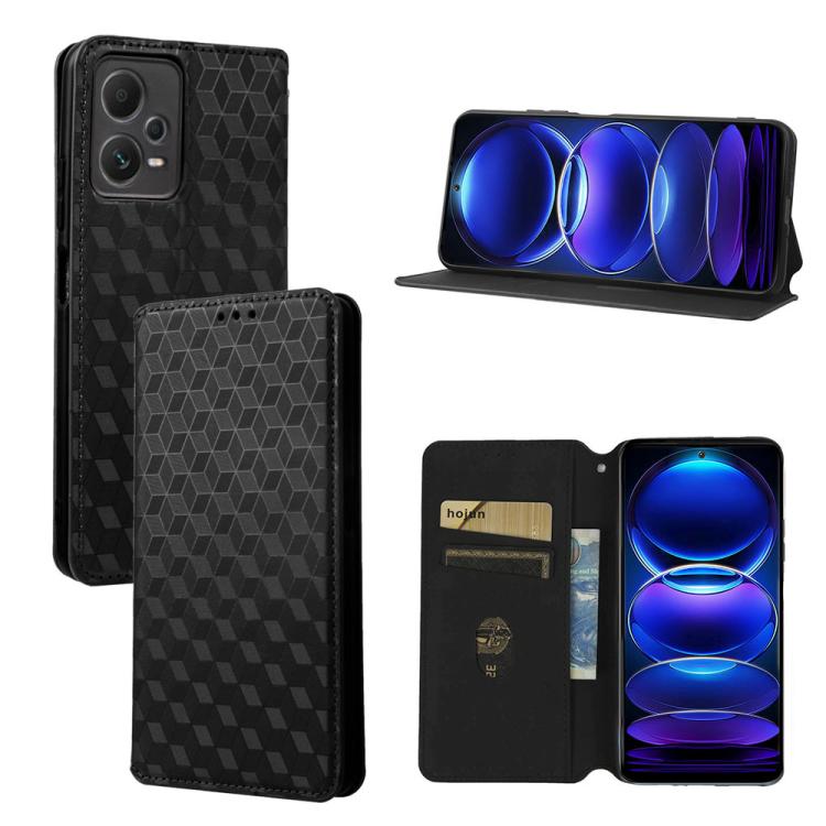 Cubic Grid Texture Flip Leather Phone Case, For Redmi Note 13 Pro 4G Global, For Redmi A3, For Redmi 13C 5G / 13R 5G, For Redmi Note 13 4G, For Redmi K70E / Xiaomi Poco X6 Pro, For Redmi Note 13R Pro 5G, For Redmi Note 13 5G, For Redmi Note 13 Pro+ 5G ...