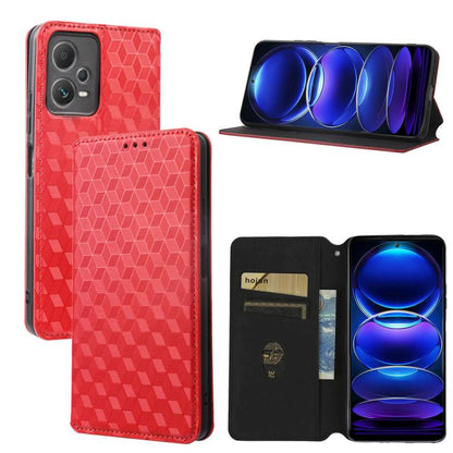 Cubic Grid Texture Flip Leather Phone Case, For Redmi Note 13 Pro 4G Global, For Redmi A3, For Redmi 13C 5G / 13R 5G, For Redmi Note 13 4G, For Redmi K70E / Xiaomi Poco X6 Pro, For Redmi Note 13R Pro 5G, For Redmi Note 13 5G, For Redmi Note 13 Pro+ 5G ...