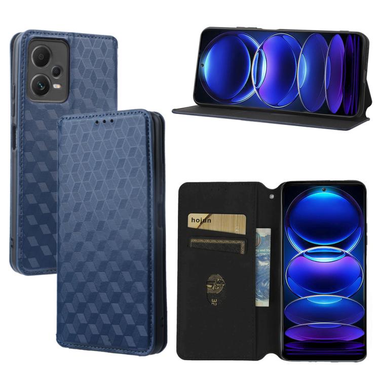 Cubic Grid Texture Flip Leather Phone Case, For Redmi Note 13 Pro 4G Global, For Redmi A3, For Redmi 13C 5G / 13R 5G, For Redmi Note 13 4G, For Redmi K70E / Xiaomi Poco X6 Pro, For Redmi Note 13R Pro 5G, For Redmi Note 13 5G, For Redmi Note 13 Pro+ 5G ...