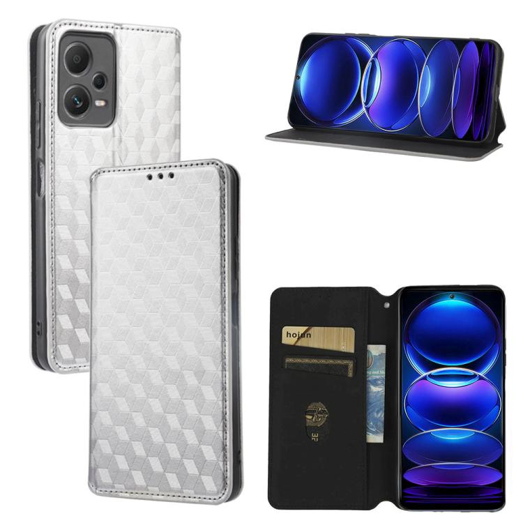Cubic Grid Texture Flip Leather Phone Case, For Redmi Note 13 Pro 4G Global, For Redmi A3, For Redmi 13C 5G / 13R 5G, For Redmi Note 13 4G, For Redmi K70E / Xiaomi Poco X6 Pro, For Redmi Note 13R Pro 5G, For Redmi Note 13 5G, For Redmi Note 13 Pro+ 5G ...