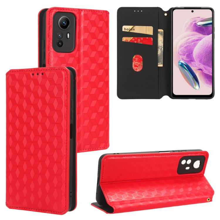 Cubic Grid Texture Flip Leather Phone Case, For Redmi Note 13 Pro 4G Global, For Redmi A3, For Redmi 13C 5G / 13R 5G, For Redmi Note 13 4G, For Redmi K70E / Xiaomi Poco X6 Pro, For Redmi Note 13R Pro 5G, For Redmi Note 13 5G, For Redmi Note 13 Pro+ 5G ...