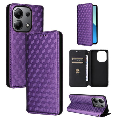 Cubic Grid Texture Flip Leather Phone Case, For Redmi Note 13 Pro 4G Global, For Redmi A3, For Redmi 13C 5G / 13R 5G, For Redmi Note 13 4G, For Redmi K70E / Xiaomi Poco X6 Pro, For Redmi Note 13R Pro 5G, For Redmi Note 13 5G, For Redmi Note 13 Pro+ 5G ...