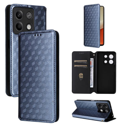 Cubic Grid Texture Flip Leather Phone Case, For Redmi Note 13 Pro 4G Global, For Redmi A3, For Redmi 13C 5G / 13R 5G, For Redmi Note 13 4G, For Redmi K70E / Xiaomi Poco X6 Pro, For Redmi Note 13R Pro 5G, For Redmi Note 13 5G, For Redmi Note 13 Pro+ 5G ...