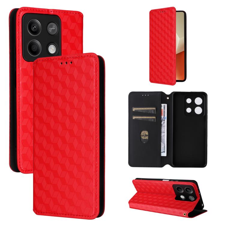 Cubic Grid Texture Flip Leather Phone Case, For Redmi Note 13 Pro 4G Global, For Redmi A3, For Redmi 13C 5G / 13R 5G, For Redmi Note 13 4G, For Redmi K70E / Xiaomi Poco X6 Pro, For Redmi Note 13R Pro 5G, For Redmi Note 13 5G, For Redmi Note 13 Pro+ 5G ...