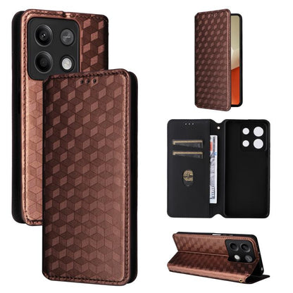 Cubic Grid Texture Flip Leather Phone Case, For Redmi Note 13 Pro 4G Global, For Redmi A3, For Redmi 13C 5G / 13R 5G, For Redmi Note 13 4G, For Redmi K70E / Xiaomi Poco X6 Pro, For Redmi Note 13R Pro 5G, For Redmi Note 13 5G, For Redmi Note 13 Pro+ 5G ...