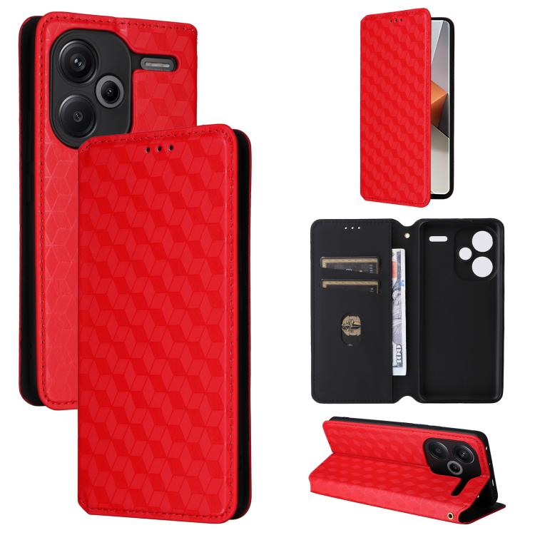 Cubic Grid Texture Flip Leather Phone Case, For Redmi Note 13 Pro 4G Global, For Redmi A3, For Redmi 13C 5G / 13R 5G, For Redmi Note 13 4G, For Redmi K70E / Xiaomi Poco X6 Pro, For Redmi Note 13R Pro 5G, For Redmi Note 13 5G, For Redmi Note 13 Pro+ 5G ...