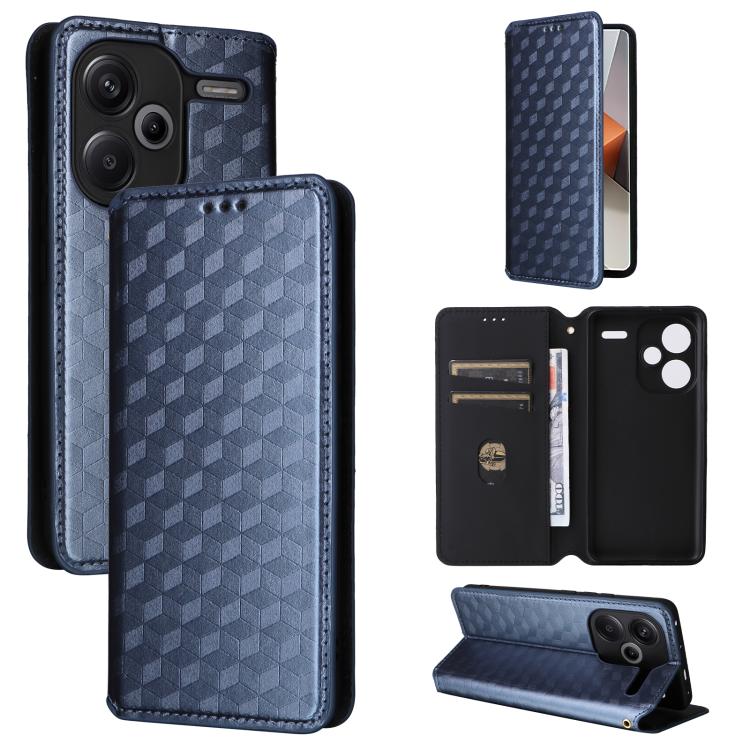 Cubic Grid Texture Flip Leather Phone Case, For Redmi Note 13 Pro 4G Global, For Redmi A3, For Redmi 13C 5G / 13R 5G, For Redmi Note 13 4G, For Redmi K70E / Xiaomi Poco X6 Pro, For Redmi Note 13R Pro 5G, For Redmi Note 13 5G, For Redmi Note 13 Pro+ 5G ...