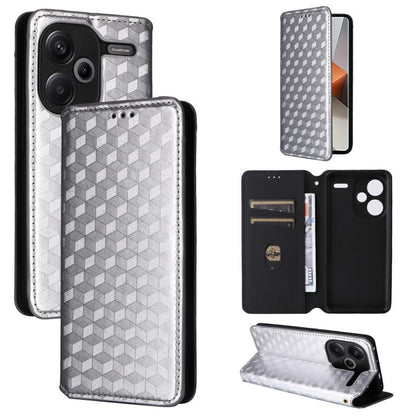 Cubic Grid Texture Flip Leather Phone Case, For Redmi Note 13 Pro 4G Global, For Redmi A3, For Redmi 13C 5G / 13R 5G, For Redmi Note 13 4G, For Redmi K70E / Xiaomi Poco X6 Pro, For Redmi Note 13R Pro 5G, For Redmi Note 13 5G, For Redmi Note 13 Pro+ 5G ...